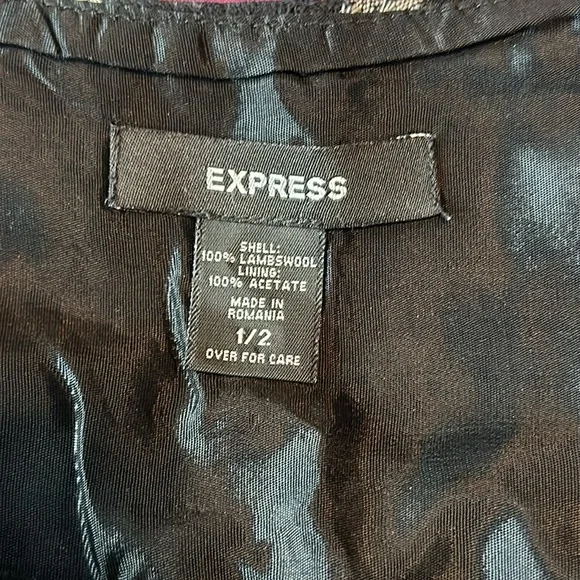 Houndstooth Express A-Line Wool Skirt - Picture 7 of 9